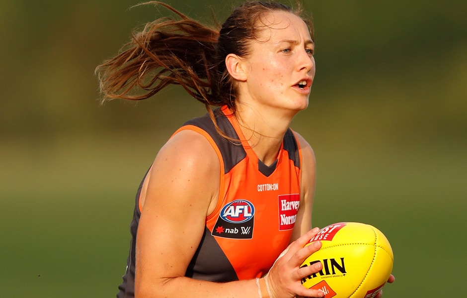 Lisa Whiteley Get to know first-year GIANT Lisa Whiteley. - AFLW,GWS Giants,Lisa Whiteley